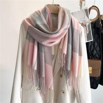 Šilta kašmyro antklodė Moteriška Kelionė Žieminis Šalikas Madingas Plaidas Pashmina Storos skaros įvyniojimai su kutu Kasdienis Bufanda Poncho Naujas
