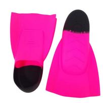 Silicone Training Short Fins: Adult & Children's Snorkeling and Freestyle Diving XXS 27-29