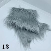 25x45cm namų puošmena 8cm pūkuotas dirbtinio kailio audinys, skirtas kratyti lėlės žaislinė barzda plaukų siuvimo medžiaga 13
