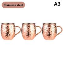 530 ml 100% varinis Maskvos mulo puodelis kokteiliams, vyno taurė, kaltas varinis alaus bokalas, kavos puodelis, puodelis pienui, baro taurė, gėrimų indai, patvarus