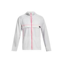 Under Armour Run Anywhere Dryžuotas su gobtuvu kvėpuojantis striukė Vyriška striukė Balta 1374229-100 XL white