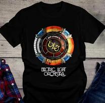Electric Light Orchestra marškinėliai, ELO marškinėliai su grupės logotipu, juodi, visų dydžių AM07 M