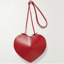 Peach Heart Shape Prabangios dizainerių rankinės moterims Nauja madinga piniginė Paprasti universalūs moteriški maži per petį skirti krepšiai raudona