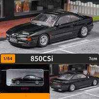 1/64 BMW 850 CSi Lydinio Automobilis Diecasts & Žaislinės Transporto Priemonės Automobilio Modelis Miniatiūrinis Mastelio Modelio Automobilis Vaikams juoda