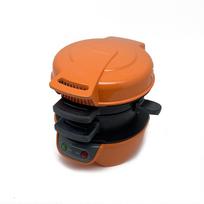 110V Pusryčių ir sumuštinių gaminimo aparatas: Mėsainis, Omletas, Tostas ir dar daugiau! Puikiai tinka gaminti namuose. US Plug oranžinė