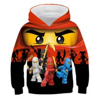 2025 Vaikų Ninjago 3D Atsitiktinio Spaudinio Džemperiai Vaikams Paaugliams Berniukams Mergaitėms Vaikams Kūdikiams Džemperiai Kūdikių Viršūnės 4-14 Metų 5-6 Years brown