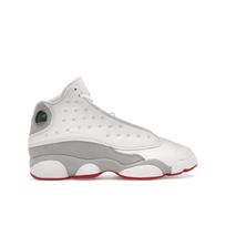 Air Jordan 13 Retro GS Balti Vilko Pilki Vaikų Kedai Tikrai Raudoni DJ3003-160 37.5