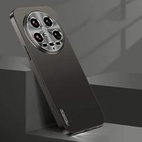 Plonas dėklas, skirtas „Xiaomi 14 Ultra Case“, metalinis objektyvas, padengtas plastikiniu kietu dangteliu, skirtas „Xiaomi 13T 12 13 14 Pro 12X 12S“ dėklui Xiaomi 14 Pro juoda