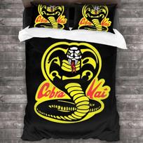TV serialas „Cobra Kai“ patalynės komplektas Antklodės užvalkalas miegamojo užvalkalai, viengulės dvigulės lovos antklodės užvalkalas namų tekstilė 70x133cm 2pcs