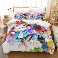 3D Spausdintas Undertale Žaidimas Frisk Sans Papyrus Patalynės Komplektas Berniukams Mergaitėms Dvynių Karalienės Dydžio Antklodės Užvalkalas Pagalvės Užvalkalas Lovai Vaikams Suaugusiems 70x133cm 2pcs