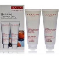 Clarins Hand & Nail Treatment Duo drėkinamasis rinkinys rankoms ir nagams - 2 x 100 ml.
