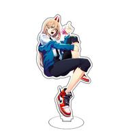 15cm Anime Chainsaw Man Akrilinis Stovas Veiksmo Figūrėlė Žaislas Makima Hayakawa Aki Figūrėlės Stalviršio Namų Dekoracija 15cm black