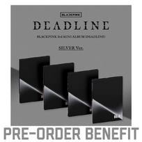 BLACKPINK 3-iojo mini albumo DEADLINE sidabrinė versija. Random ver.