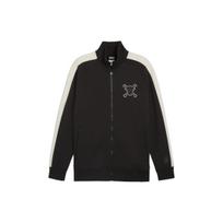 Puma X One Piece Siuvinėtas Logotipas Stovintis Apykaklės Ilgomis Rankovėmis Striukė Vyriška Striukė Juoda 624667-01 XS