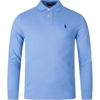 Polo Ralph Lauren vyriški ilgomis rankovėmis medvilniniai polo marškinėliai su arkliuko siuvinėjimu viršutiniai drabužiai MNPOKNI16810184-E32 XS