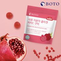 BOTO Granato mažos molekulinės masės Korėjos kolagenas (1000Da) Vitaminas C guminukai (30 guminukų x 1 pakuotė) 1 PACK (30ea)