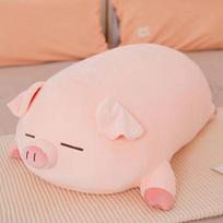Miela „Internet Sensation Pig“ pagalvė – mielas pliušinis žaislas ir skalbiama lėlės dovana 40cm 280g