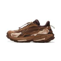 Li Ning Yijie 2.0 Su Zhi Dong Fang Tema Mada Lauko Neslystantys Patvarūs Žemo Profilio Žygio Batai Unisex Žygio Batai Ruda AHTU005-6 39