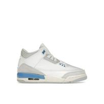 Air Jordan 3 Retro GS Lucky Shorts Vaikams Sportbačiai Balti Summit-White Vandenilio-Mėlyni DM0967-101 36