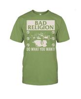 Bad Religion pasaulinio turo 2025 m. marškinėliai – 1 versija Unisex punk marškinėliai 3XL