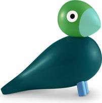 Kay Bojesen Medinė dekoracija Year Bird Birk, žalia