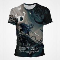 Žaidimas Hollow Knight Spausdinti Marškinėliai Tamsus Vaiduoklis Vintažiniai Trumpomis Rankovėmis 3D Spaudos Marškinėliai Mada Vasariniai Kasdieniai Vyriški Viršutiniai Drabužiai Marškinėliai S
