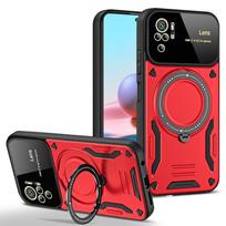 Dėklas Xiaomi Poco M5S, šarvuotas, magnetinis, belaidis įkrovimas, skirtas Magsafe, dėklas Pocco Poko Little M5S M 5S PocoM5S 4G galinis dangtelis Poco M5s raudona