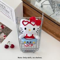 Sanrio Havajai Plaukimo ratas Hello Kitty Pliušiniai žaislai Pakabukas Kuprinės raktų pakabukas Mielos pliušinės lėlės Dekoracija Šventinės dovanos