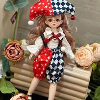 30cm BJD lėlė „pasidaryk pats“ žaislai su drabužiais, ilgais plaukais, aukštakulniais, princesės persirengimo lėlė, mergytė, 3D akys, gražūs princesės aksesuarai
