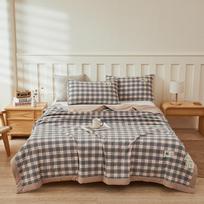Sinsdziango medvilnės vasarinė antklodė: Skalbiamas, Vėsus, Viengulėms arba Dvigulėms Lovoms, Vaikams ir Oro Kondicionieriui. 110x150cm Summer Quilt (random pattern)