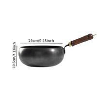 11 colių keptuvė, geležinis wokas, puodas virimui, indukcinė viryklė, plokščias dugnas, namams, viešbučiui, restoranui, virtuvės indai 11Inches No Lid