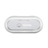 Automobilio saulės skydelio akinių laikymo dėžutė laikiklis organizatorius automobilio stilius Toyota GR TRD Corolla RAV4 LEVIN Yaris C-HR Camry Prado Prius TRD TOYOTA balta