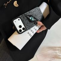iPhone 17 Pro Max Orange Phone Case: Anti-Fall, Soft, Frosted, Electroplated Finish for Apple 15, 14, 11 13 Pro Max gray