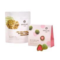 [Osulloc] [NAUJAS] Mačos arbatos maistas 2 rūšys / Mačos braškių triufelis, Mačos granolos sausainis Matcha Granola Cookie 120g