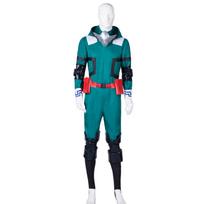 12 vnt. komplektai Vyriški Hot My Hero Academia Izuku Midoriya Kostiumas Boku No Hero Academia Deku Kostiumas Helovino uniformos Cosplay kostiumas XXS&man žalia