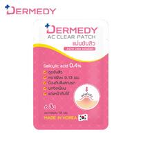 Dermedy AC Clear Patch 6 Dots, spuogų pleistras, spuogų priežiūros tirpalas, 0,4 % salicilo – korėjietiška odos priežiūra 1 pc