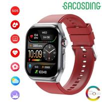 2024 m. naujas NFC EKG HRV sveikatos stebėjimo išmanusis laikrodis Vyrai, Moterys 2,04 colio AMOLED viso jutiklinio ekrano Bluetooth skambučio AI balso išmanusis laikrodis