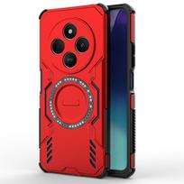 Smūgiams atsparus šarvuotas dėklas Xiaomi Redmi 14C telefonui, magnetinės adsorbcijos, belaidžio įkrovimo dangtelis Redmi 14C telefonui, dėklas Redmi 14C telefonui, dėklas Redmi 14C Redmi 14C 4G raudona