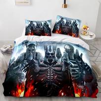3D Spausdintas The Witcher Patalynės Komplektas Berniukams Mergaitėms Dvigulė Karalienės Dydžio Antklodės Užvalkalas Pagalvės Užvalkalas Lovos Vaikams Suaugusiems Namų Tekstilėextile 70x133cm 2pcs