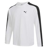 Puma Prime Retro T7 ilgomis rankovėmis vyriški marškinėliai 634785-02 M white