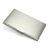 Nerūdijančio plieno vizitinių kortelių dėklas kortelių laikiklis saugykla metalinis sidabras