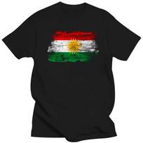 Kurdistano tauta Kurdų kurdų vėliava marškinėliai Kūrybingi apvalia apykakle, vienspalviai grafiniai marškinėliai vyrams marškinėliai. M