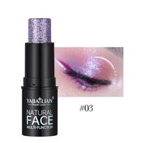 Glitter Stick Eye Shadow Makeup Gel Six-color Pearlescent Eye Shadow Glitter brown