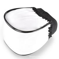 30/40cm blykstės softboxas su apvalia/pilka kortele, juodai baltu audinio uždangalu ir kūginiu dizainu black