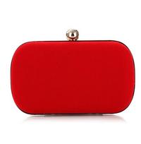 Noble Women Velvet Clutch Piniginė Mielas Vakarinis Krepšys Vestuvinė Rankinė JUODA/MĖLYNA/RAUDONA Vestuvių krepšys per petį raudona