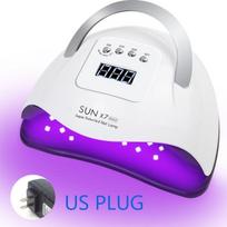 57LEDs UV LED nagų lempa akrilo gelio džiovintuvo lempa su išmaniuoju jutikliu žemos šilumos režimo purpurinė nagų dailės salono manikiūro mašina