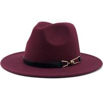 Nauja Smiple moteriška Outback Fedora skrybėlė žiemai rudeniui elegantiškai damai disketiška cloche plačiabrylė džiazo kepurė dydis 56-58CM 56-58CM