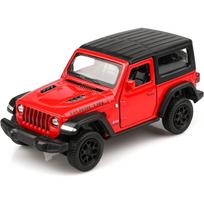 1/36 mastelio Jeep Wrangler Rubicon lieto metalo automobilių modeliai, atitraukiami transporto priemonės žaisliniai automobiliai, automobilių dovanos berniukams mergaitėms 1/36-Size:12.2*5.5*5.1cm raudona