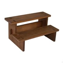 Medinis stendas kolekcionuojamiems daiktams, papuošalų stovas, vitrinos elementai figūrėlėms, žaislams, rankdarbiams 2 Layer 20cm