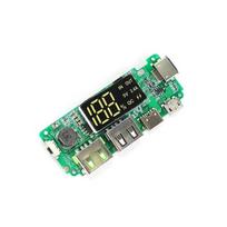 LED dvigubas USB 5V 2.4A mikro/C tipo USB mobilusis maitinimo blokas 18650 įkrovimo modulis ličio baterijos įkroviklio plokštės grandinės apsauga 1PCS-5V 2.4A